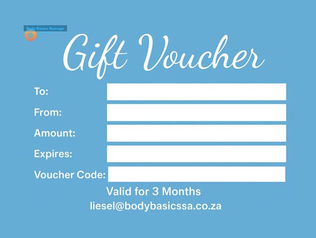 Body Basics Massage on the move - Black Friday Voucher2