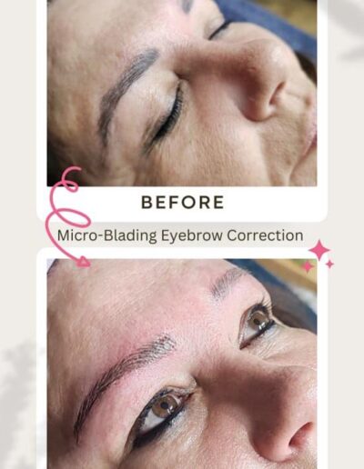Butterfly Effect Beauty - Microblading before and after
