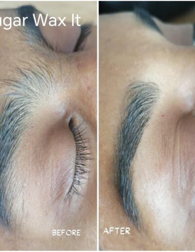 Butterfly Effect Beauty - Sugar Wax It - Before and After