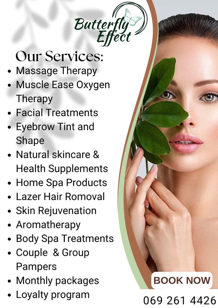 Butterfly Effect Holistic Health and Massage - Services