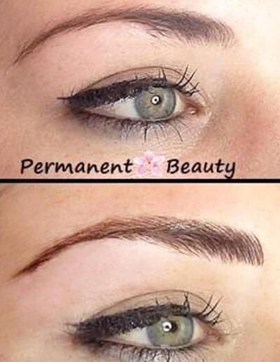 Permanent Beauty - East London - Permanent Makeup - Eyeliner and brows 3a