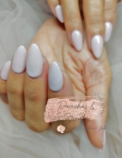 Peaches and Cream Nailroom - Pale Pink Gel Nails