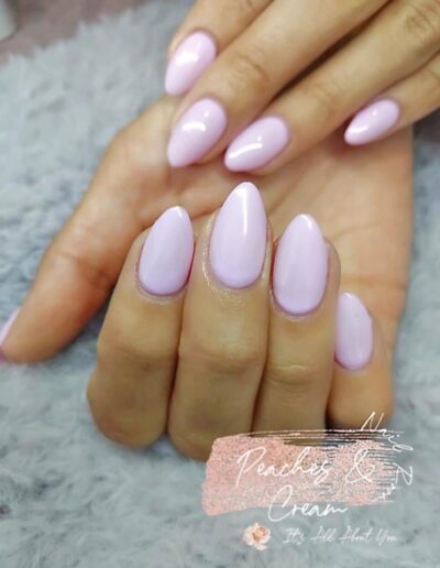 Peaches and Cream Nailroom - Pink Gel Nails