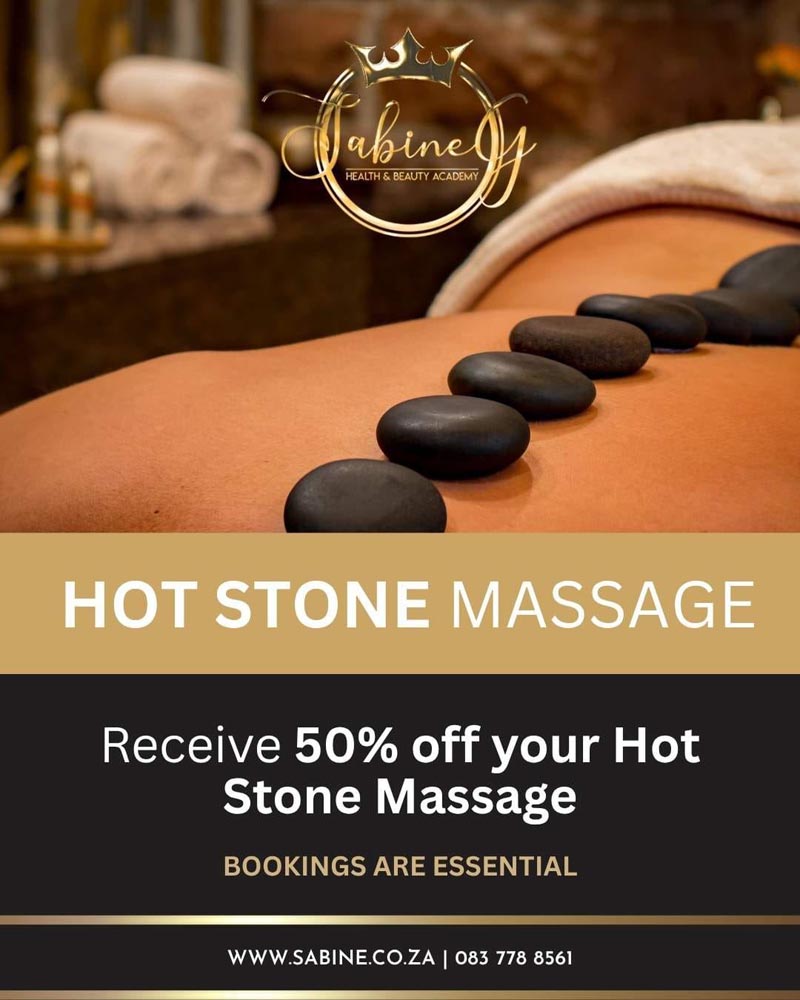 SabineG Health and Beauty Academy - Hot Stone Massage Promo