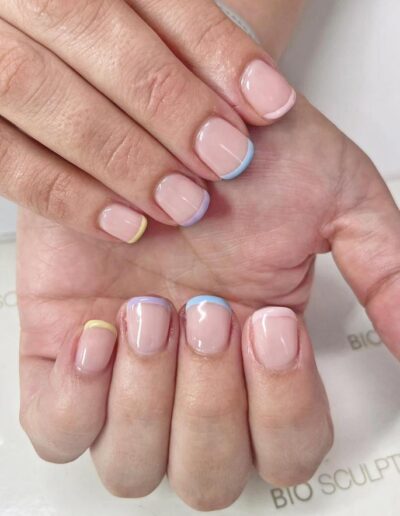 Maddys Hair Salon and Nail Bar - Nails - Multi colour French