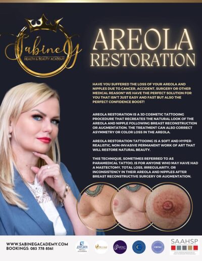 SabineG Health and Beauty Academy - Areola resoration