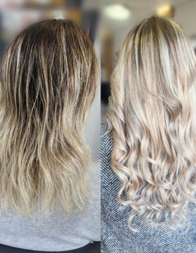 Belle Vee Hair and Beauty Studio - Long Blonde Extensions a