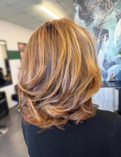 Plaits Hair Design - Light Auburn Colour