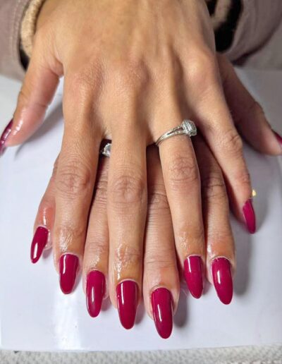 SkinTech Beauty - Dark Red Nails a