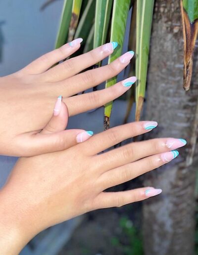 SkinTech Beauty - Turquoise French Manicure b