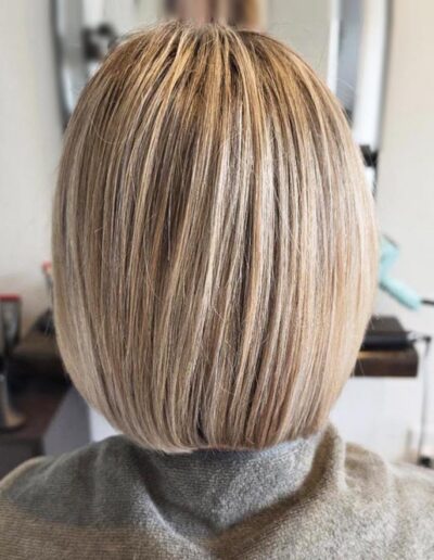 Hair by Lizelle - Blonde bob - after transformation
