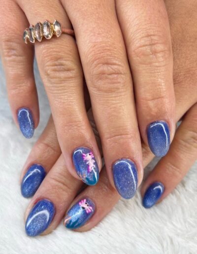 Butterfly Effect Beauty - Blue Nails